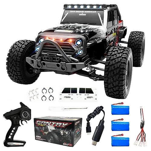 Image of 1 /16 Rc Cars SCY16103pro RC Truck 4X4 High Speed 70 Km /h Remote Control Car 3 Rechargeable 1500mah Batteries RC Car with LED Light for Boys Adults