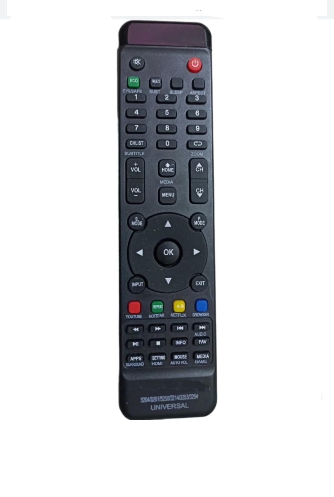 Savaliya Enterprise 37N INEX TV Remote Compatible for Intex Smart TV LCD/LED Remote Control (NO Voice Command), (Exactly Same Remote Will Only Work)