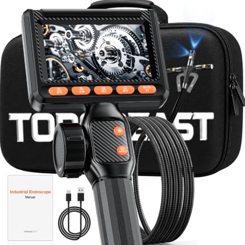 Cámara de Inspección Articulada de Doble Lente 0.24” 2 vías para HVAC AC TORQBEAST S23
