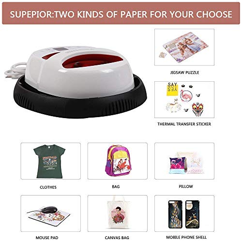 Fierton 12"×10" Heat Press Machine For T Shirts Portable Automatic Easy Heat Press Sublimation Machine And Htv Vinyl Shirt Press Machine(12X10Inch Easypress Mat Included)(Upgrade Version) #TOP3