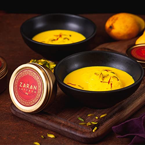 Zaran Saffron, Superior Saffron Threads (Super Negin) Premium grade Saffron Spice for Paella, Risotto, Tea's, and all Culinary Uses (10 Grams)
