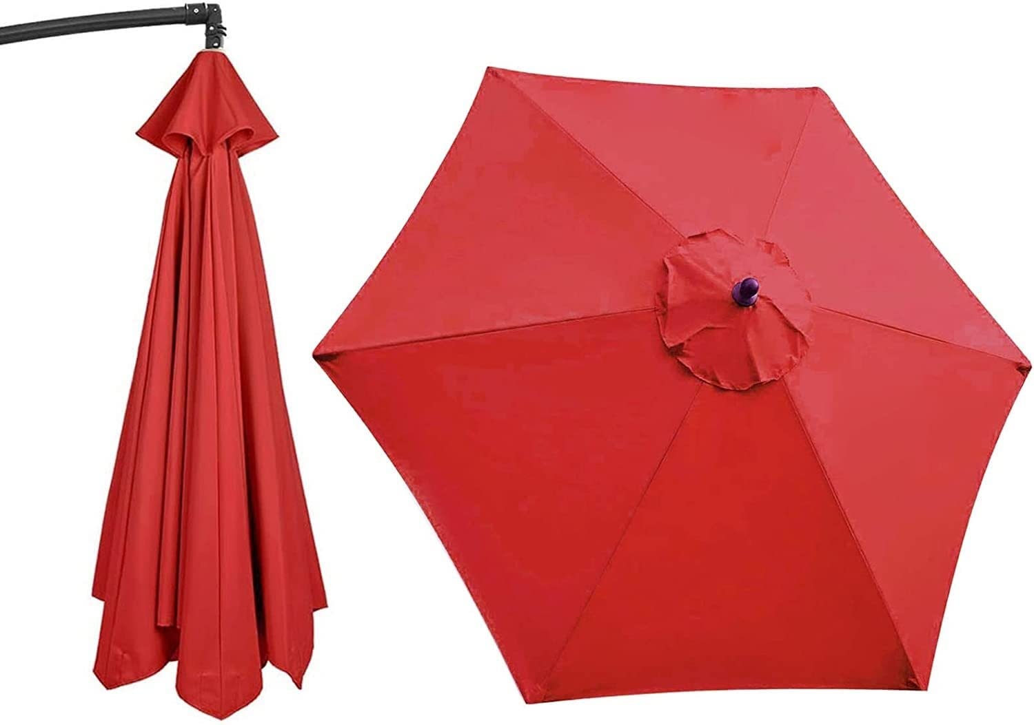 best rib for patio umbrella Amazon.com : Outdoor Umbrella Replacement Top Set 8 Rib or 6 Rib Umbrella  Stand, Parasol Diameter 9ft (2.7m)/10ft (3.0m), Canopy Replacement Cover  (Color : Red, Size : 2.7m (6-Ribs)) : Patio, Lawn & Garden