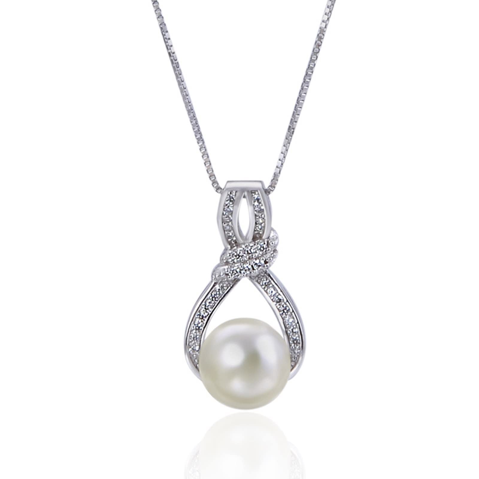 Collier de perle en argent pour femmes idéal pour illuminer vos tenues quotidiennes - 6