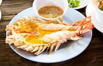 OCEANZEN Jumbo Freshwater Prawn|Macrobrachium Rosenbergii|Jumbo Size, Head-On, Shell-On, IQF|Sweet, Firm Texture|Restaurant-Quality Seafood for Grilling, Stir-Fry & Steaming|4 lb