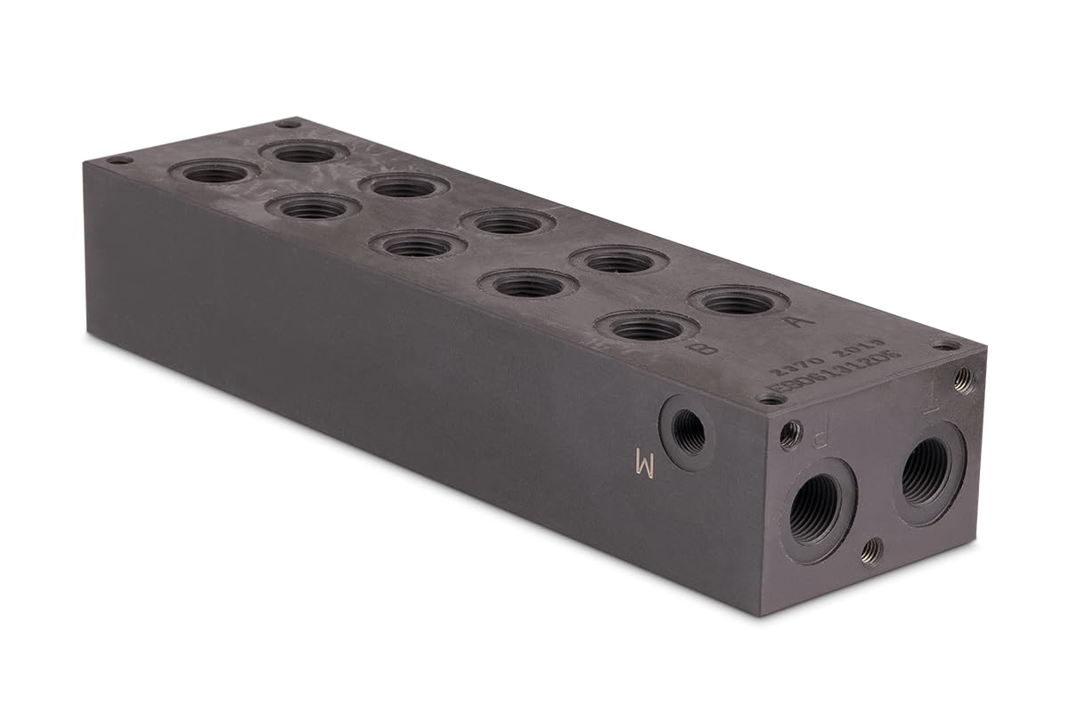 Hydraulik Ventilblock ES 06-13-12-05-2-0 (A,B von unten P,T von vorne) | Hydraulik-Anschlussblock