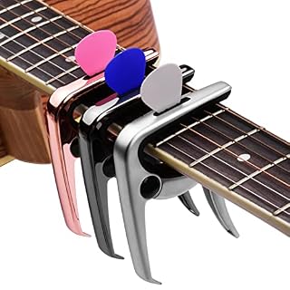 Btuty Capo Guitare multifonction en alliage de zinc avec extracteur de goupilles de pont, fente pour médiators de… - Les Beatles, Paul McCartney, John Lennon, RIngo Starr, George Harrison Btuty Capo Guitare multifonction en alliage de zinc avec extracteur de goupilles de pont, fente pour médiators de… – Image 4