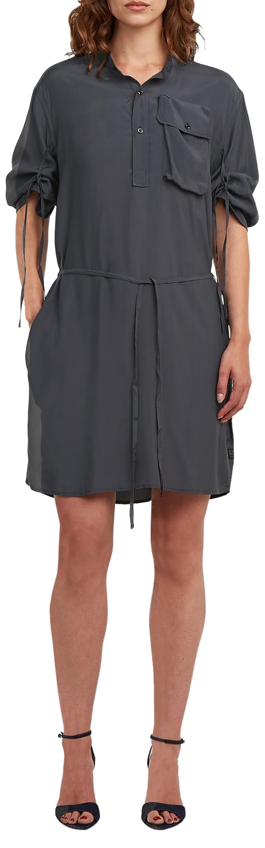 G-Star Fluid Dress SS Wmn NAN Donna