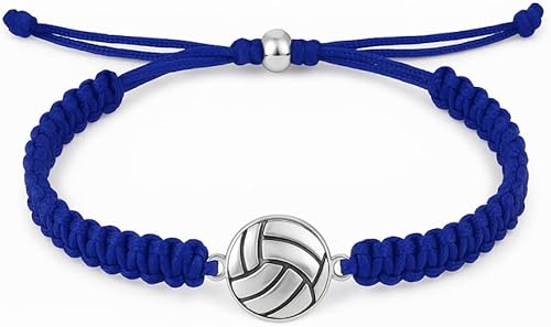 Miniatura 26 de Sportybella Volleyball Charm Bracelet- Adjustable Bracelets with Volleyball Charm. Ideal Volleyball Gifts & Souvenir for Volleyball Players. Unisex