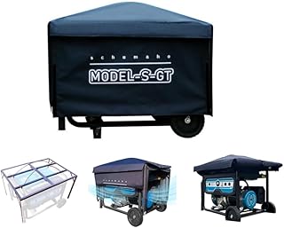 Schumaho Generator Cover While Running, Rain Shelter Tent for Most Portable Generators 3500-12000W