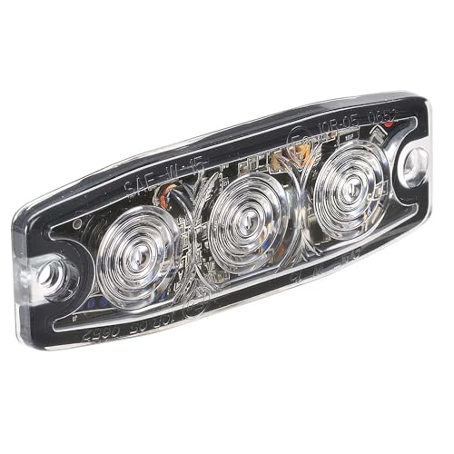 Luz LED de advertencia Ultima UT-85213A-2 con perfil bajo y 23 patrones de flash color ámbar 2