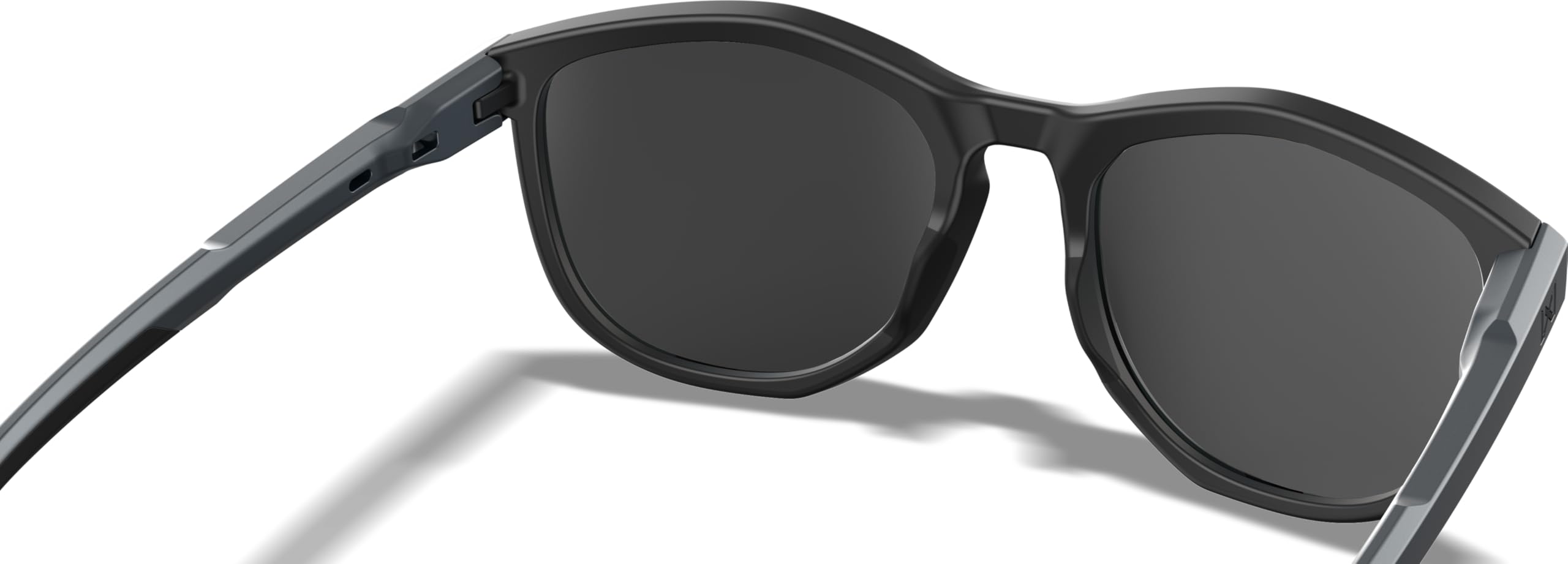 Wiley X WX Bravo - Gafas de sol de seguridad para hombres y mujeres, inastillables, protección UV, Captivate (marco negro con lentes de espejo negro CAPTIVATE™)