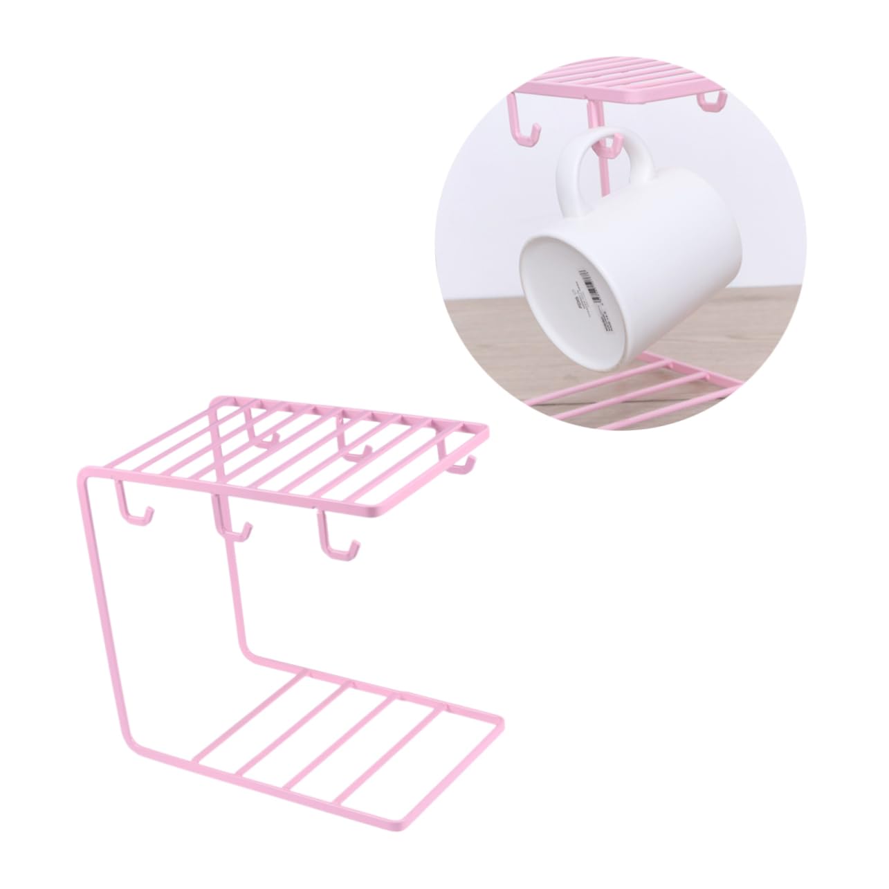 Garneck Supporto Per Piatti E Tazze in Ferro Nordico Porta Tazze Da 6 Porta Bicchieri Da Cucina