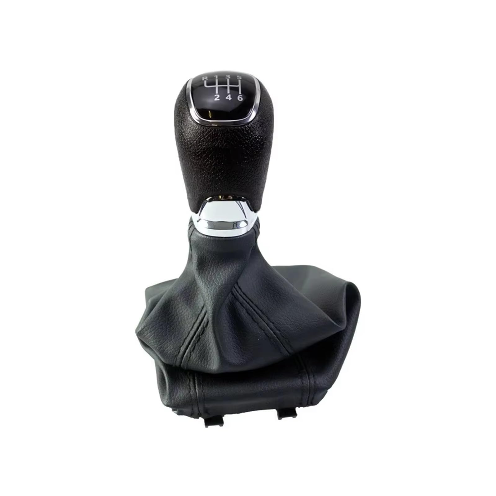 SCZMBLTLNV Car Gear Stick Knob for Octavia A7 MK3 (2014-2017) 5/6 Speed Car Gear Shift Knob Lever Shifter Gaiter Boot Cover Collar