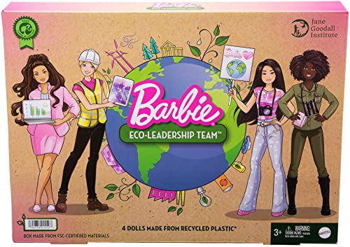 Barbie Eco-Leadership Team 4 Muñecas con Accesorios miniatura 6