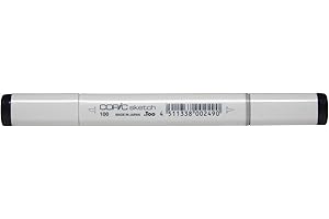 Marker Copic Sketch Markers, Black: A Smooth Glide for Intense Black Strokes