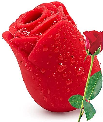 Clá»‹torial Stá»‹mulator Sá»¥ction Tá»ngue -Rose Shaped Tá»ngue Vibráº¡nt Lá»‹cker - Sá»¥cker Tá»y for Womáº¹n - Clá»‹t Tá»ngue Vibráº¡tor Recháº¡rgeable Tá»ys Clá»‹t Rose Flower (red)