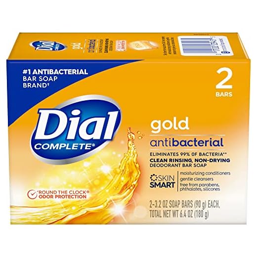 Dial Gold Antibacterial Deodorant Bar Soap, 3.2 Ounce, (Pack of 2)
