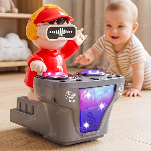 Image of Zest 4 Toyz Musical Toy for Kids Dancing Toy with Lights and Sound Toys Interactive Robot Boy with Swinging Dancing DJ Action Battery Operated Fun Toys for Boys and Girls (Multicolor)