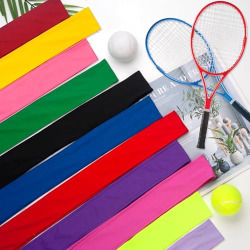 Image of ONUPGO 18Pcs Head Ties for Men Women, Adjustable Headbands Sports Sweatband Ninja Ties Head Band, Sweat Wicking Workout Headband for Sports, Running, Tennis, Yoga, Soccer, Karate
