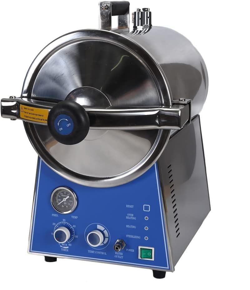 24L High Pressure Medical Autoclave Sterilizer Steam Stainless Steel for Clinic
