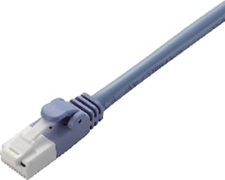エレコム LANケーブル EU RoHS指令準拠 CAT5E爪折れ防止 1m 簡易パッケージ仕様(ブルー) LD-CTT/BU1/RS