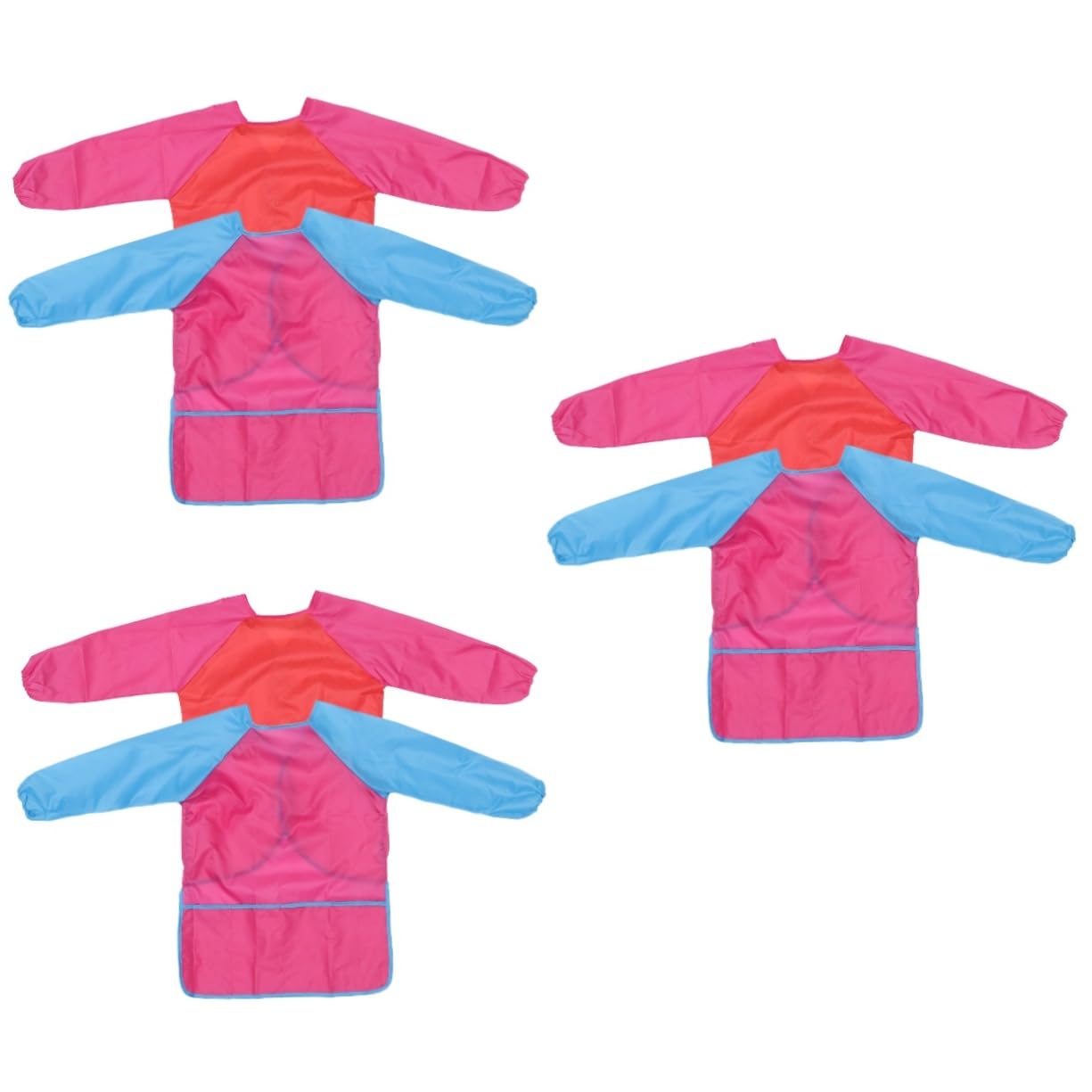 Amosfun 6 Pz Grembiule Per Bambini Per Dipingere Grembiule Artistico Per Bambini Grembiuli Artistici Per Grembiule Da Pittura Impermeabile Camicette in Poliestere