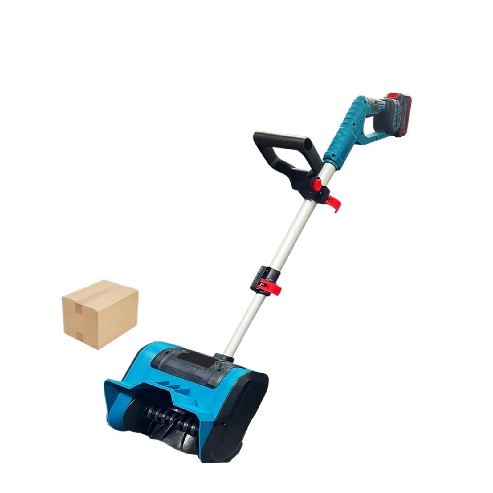Quitanieves Eléctrico Inalámbrico De Invierno 250 Mm, Litio, Herramienta For Limpiar Calles Y Patios con Batería 18 V Limpiar La Nieve Sin Esfuerzo(with 1 Battery Set)