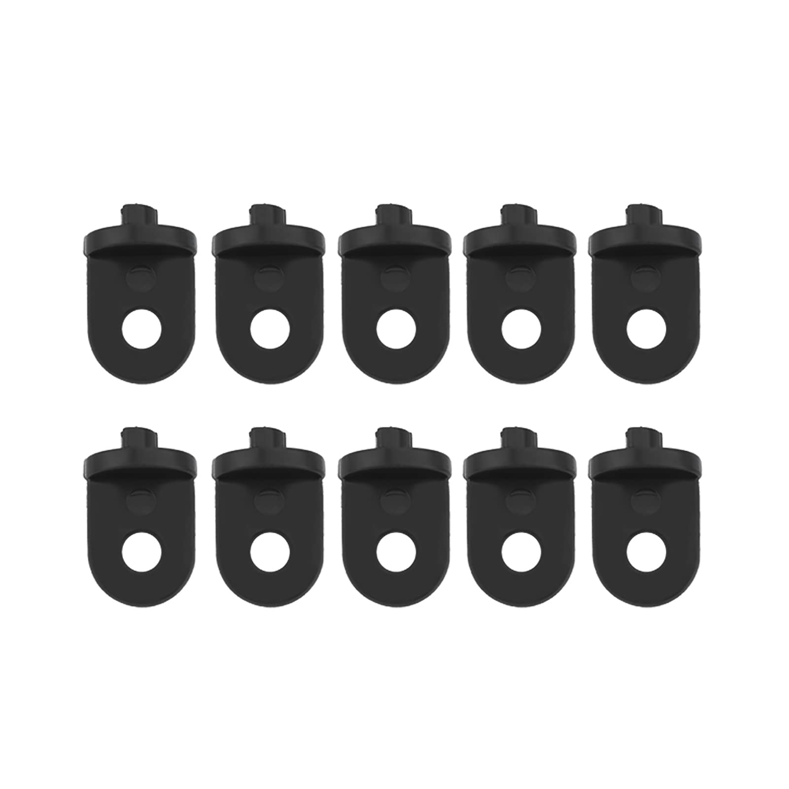 Raguso Plant Hanging Clips,Greenhouse Hook Plastic Hanging Tool Flower Hanger Greenhouse Gadgets for Supporting Vine Crops (black)