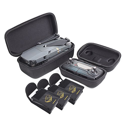 O'woda Package Protection Combo: Drone Body Bag + Remote Controller Bag +3pcs Fireproof