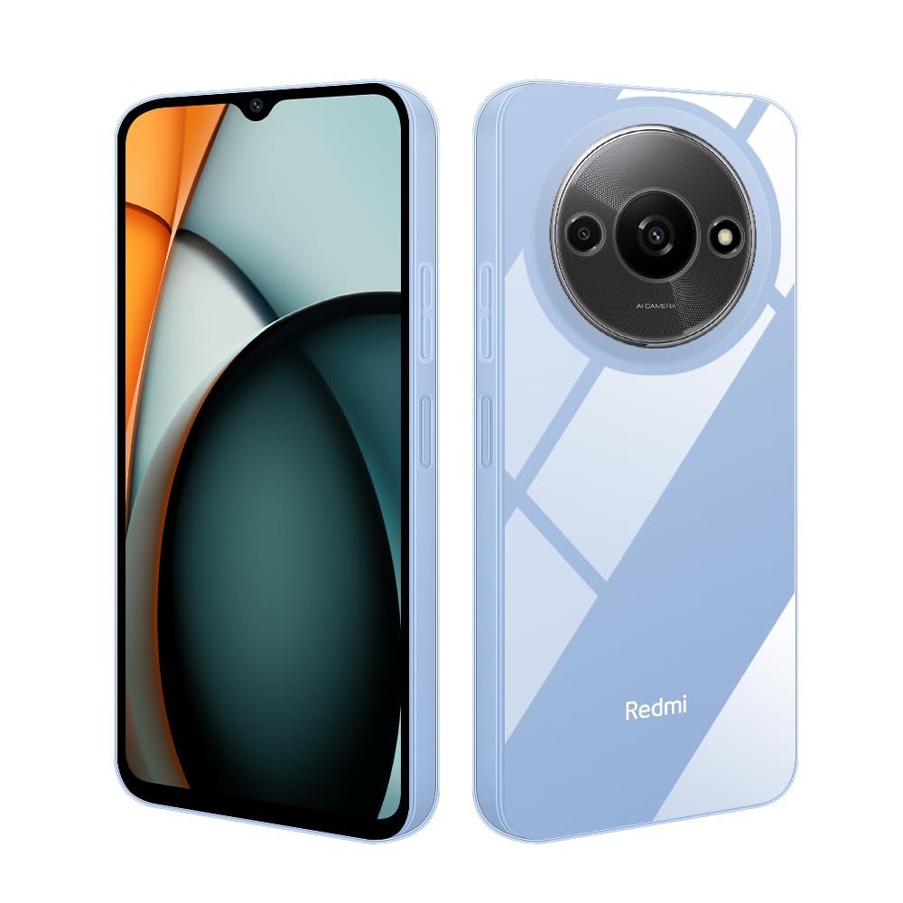 Ivoler Klare Handyhülle Für Xiaomi Redmi A3/A3X – Mit 2 Panzerglas-Folien, Militärischer Schutz