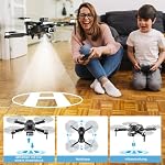 S165 MAX Drohne mit 2 Kamera 1080P für Erwachsene, Mini Drohnen mit Kamera für Kinder/Anfänger, Drone mit 40 Min Lange Flugzeit(3 Akkus), 5G WiFi FPV Übertragung, Start/Landung auf Knopfdruck – Bild 4
