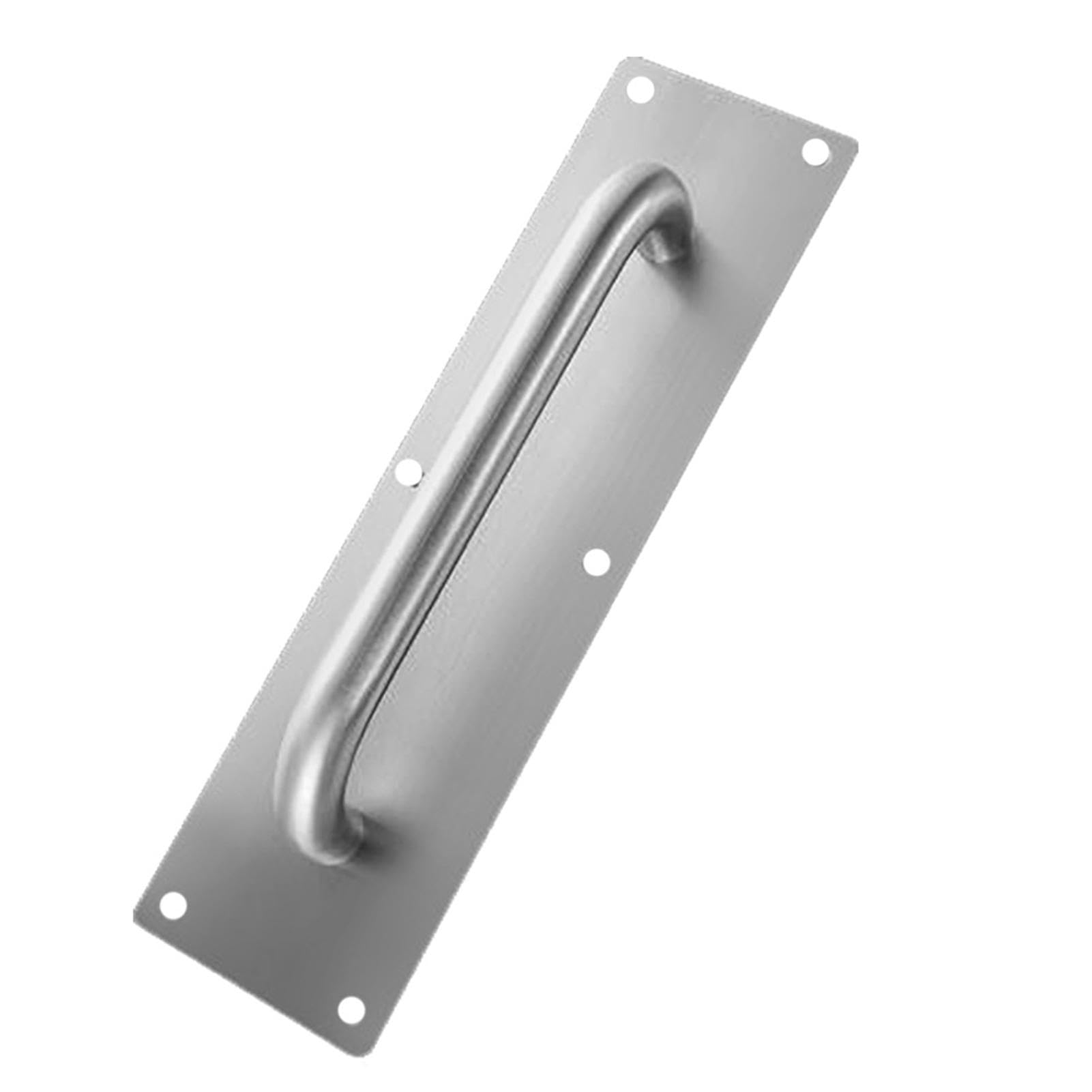 KSTE Stainless Steel Pull and Push Plate Door Access Door Pull Handle with Screws(Square 300 * 80mm)