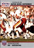 John Riggins football card (Washington Redskins) 1990 Pro Set #42 Super Bowl Supermen