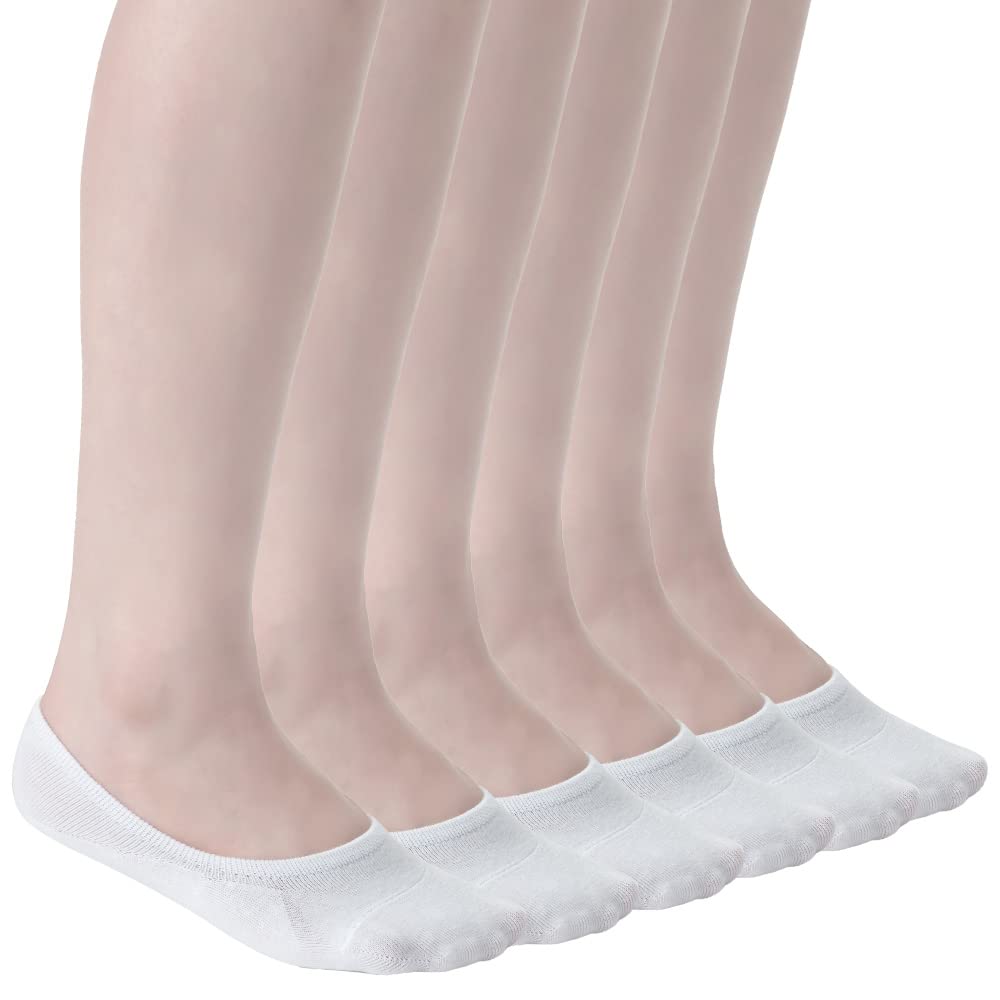 Losa Kute 6 Pairs Women’s Casual No Show Socks Anti-Slip Socks …