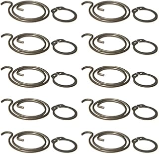 Northern DIY Door Handle Spring Repair Kit (Ten 2 Turn, 1.8mm Thick coils Plus Ten circlips)