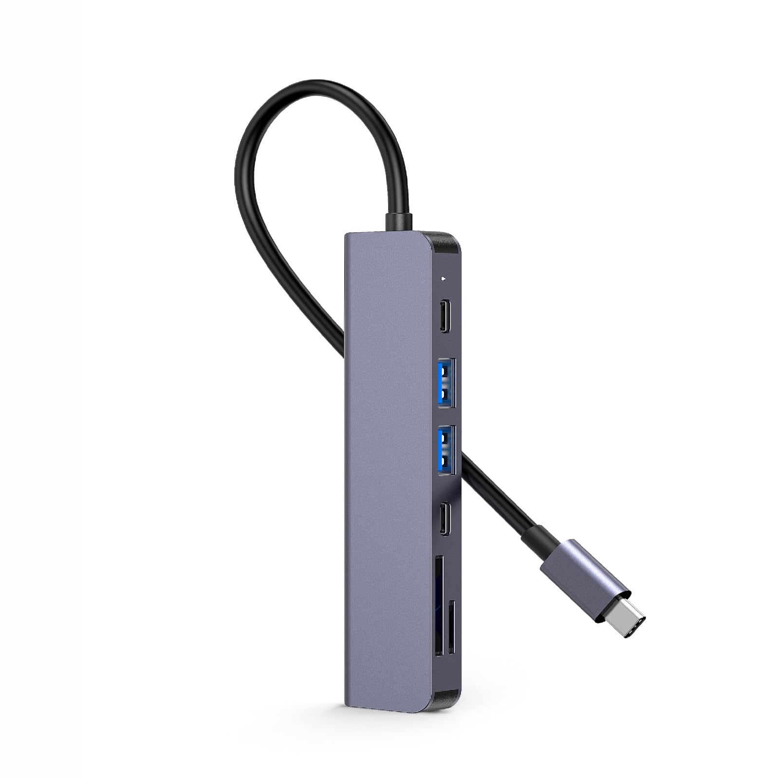 Digitek® (DUH 007) Metallic Body 7-in-1 Type C USB 3.0 Hub, SD, Micro SD Reader & 4K HDMI, 5Gbps High Speed Data Transfer, USB Splitter for Laptop, Wide Compatibility with Windows, Mac, Mobile HDD (B0CSG58QRL) Amazon Price History, Amazon Price Tracker