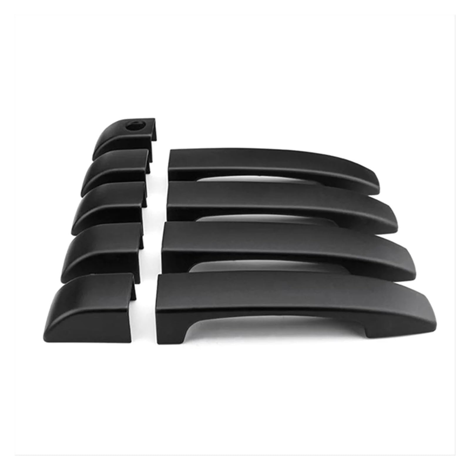 Sauanmnktp One Color Exterior Door Handle For Car For Land For Rover For Range L322 2002 2003 2004 2005 2006-2012 Matt Black Car Door Handle Covers Exterior Handles Trim