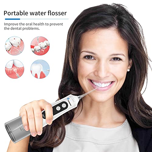 Sonamu Portable Water Dental Flosser for Teeth Cordless Beautiful LED