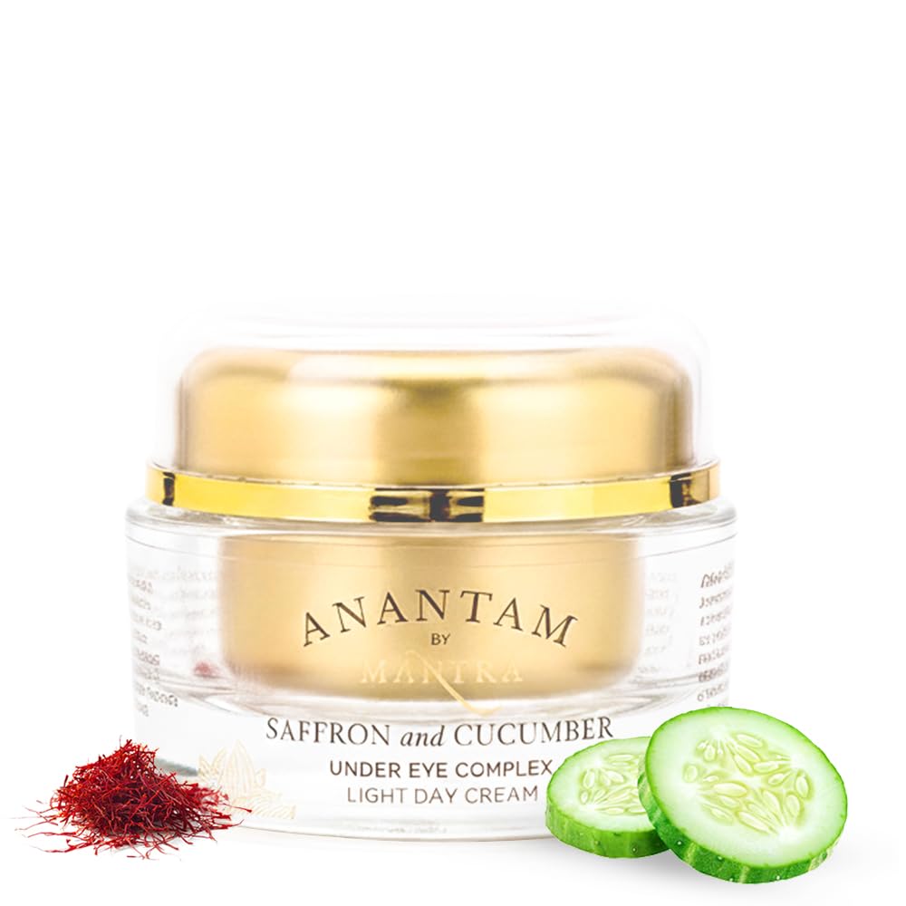 Mantra Herbal Anantam Safron & Cucumber Under Eye Complex | De-Puffs Tired-Looking Eyes & Helps to Remove Dark Circles-image-29