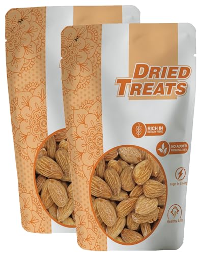 Image of Dried Treats Dried Fruits Nuts And Seeds (Roasted Almonds, 500g (2x250g))