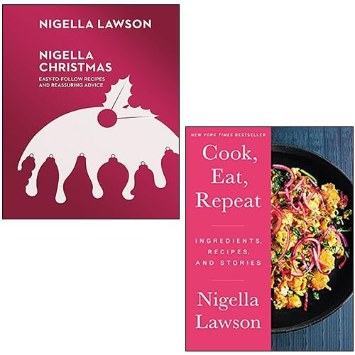 Nigella Lawson 2 Books Collection Set (Nigella Christmas, Cook Eat