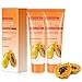 Papaya Essence Brightening Exfoliating Peeling Gel, Papayas Essence Peeling Cleanser, Exfoliating Face Wash, Whitening Brightening Scrub Cream Moisturizing Smoothing Tighten Pores (2pcs)