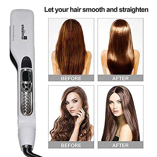 Plancha de Pelo Profesional a Vapor RZH Blanca miniatura 6