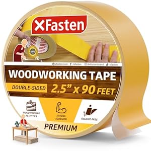 XFasten doppelseitiges Klebeband für Holzbearbeitung 2,5 Zoll