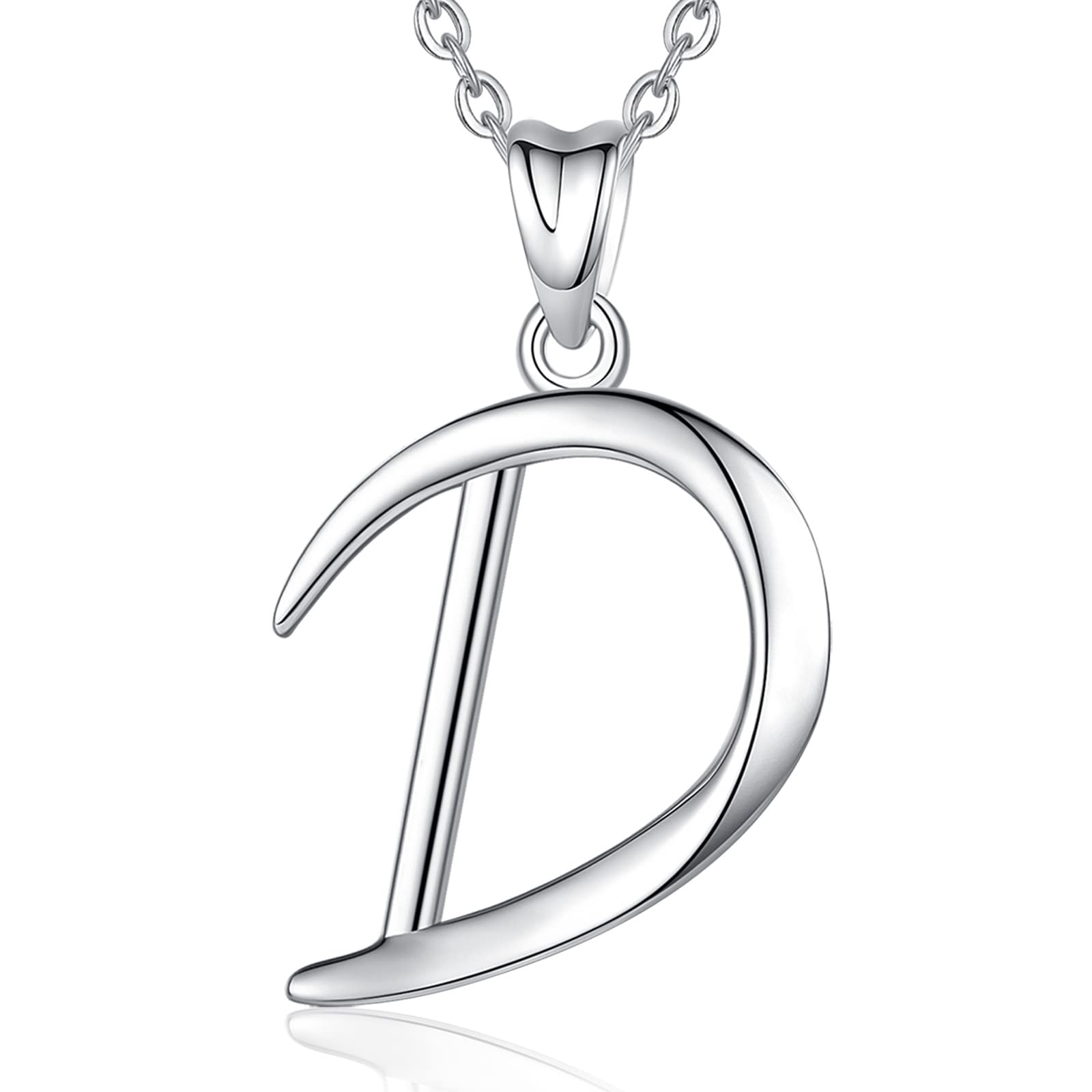EUDORA Sterling Silver Initial Necklace