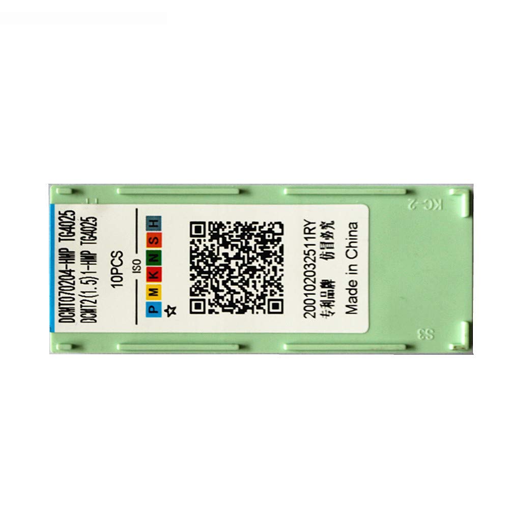 100P DCMT070204-HMP TG4025 Series CNC herramienta de corte de torno de metal ranurado inserto de carburo para SDJCR/L SDUCR/L soporte de herramientas
