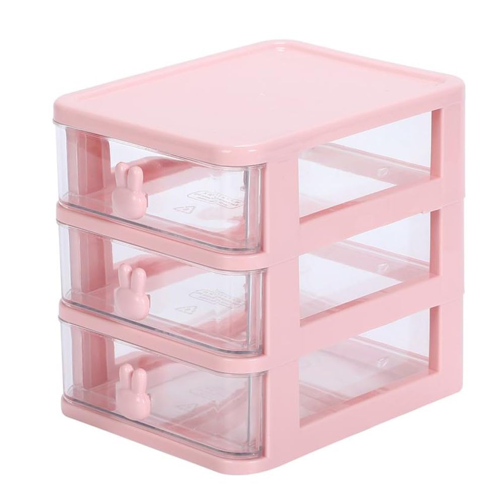 Amazon.co.jp: yuusaki 小物入れ 卓上収納 収納ケース 引き出し3段