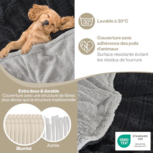 Couvertures et plaids chauds contre le froid pour grand lit double - 3
