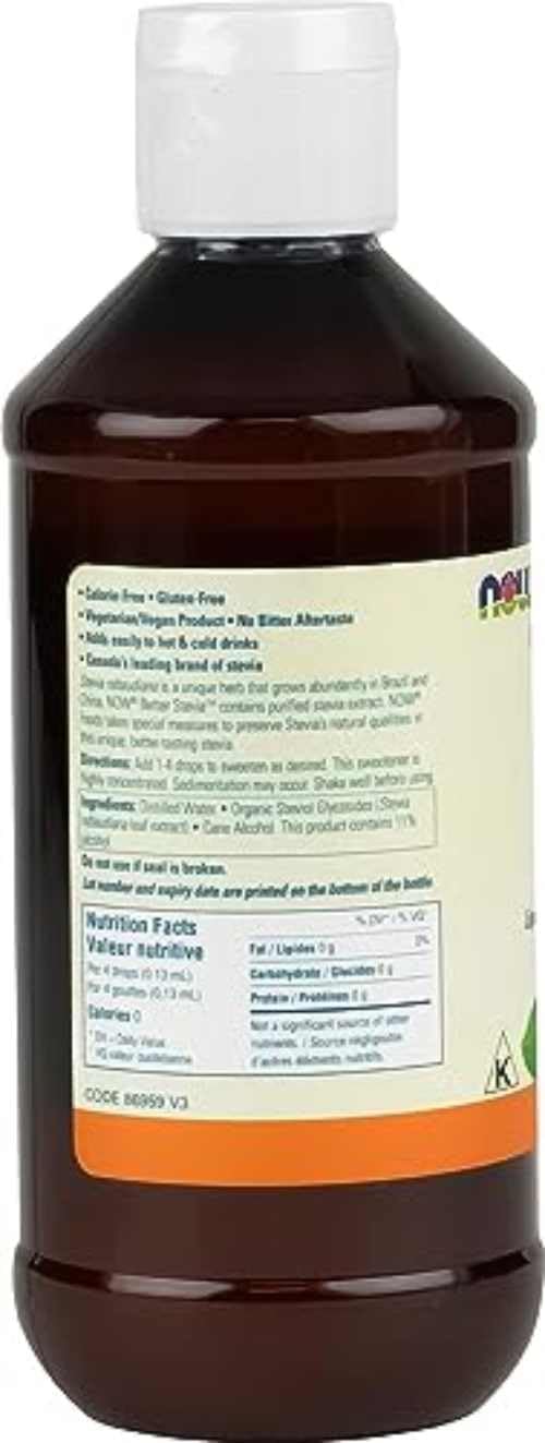 NOW Stevia Liquido (non aromatizzato) 237mL