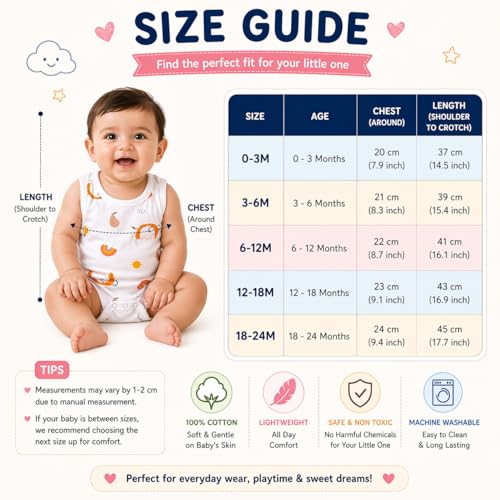 Image of Unisex Baby Footed Sleepsuits | Long Sleeve Footed Sleepsuits | Baby Rompers Cotton Sleeveless| Long Sleeve Bodysuits